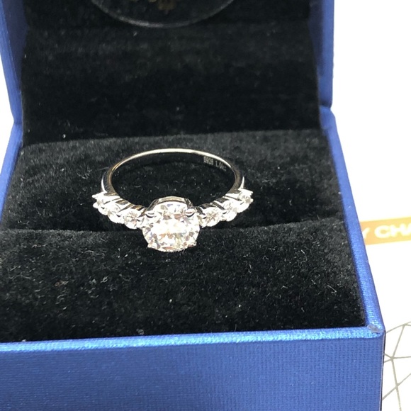 1ct  moissanite diamond ring with Certificate - Picture 7 of 11